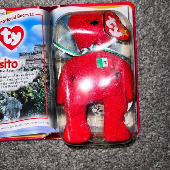 $6 BEANIE BABY MEXICO BEAR. VINTAGE IN BOX. $6 if bundled - Picture 2 of 4